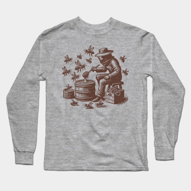 The Beekeeper Long Sleeve T-Shirt by JSnipe